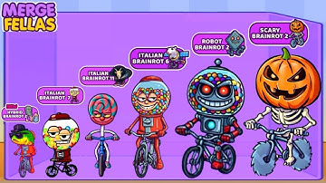 Merge Anomaly Merge Fellas Boss + Boss⁉️ Hybird 2  Brainrot 7,6,11, Robot 2, Sahur, scary New Update