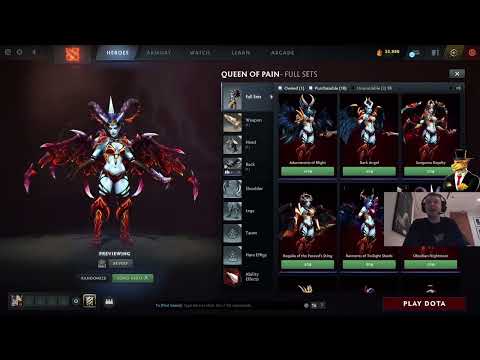 Папич оценивает арканы на Queen of Pain и Windranger