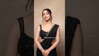 Beautiful Sara Tendulkar In Black Saree Sara Tendulkar Latest Photos