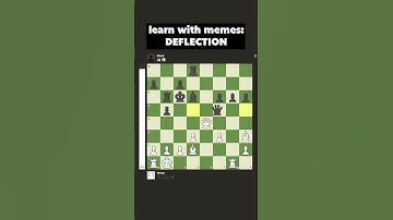 learn with memes: DEFLECTION in chess.