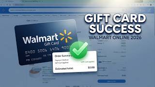 How To Use A Walmart Gift Card Online (2026)
