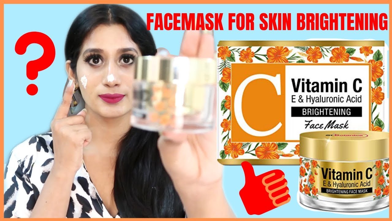 ST.BOTANICA VITAMIN C,E & HYALURONIC ACID BRIGHTENING FACE MASK REVIEW