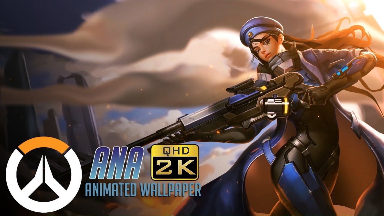 Ana Animated Wallpaper Loop 1440p Overwatch Youtube