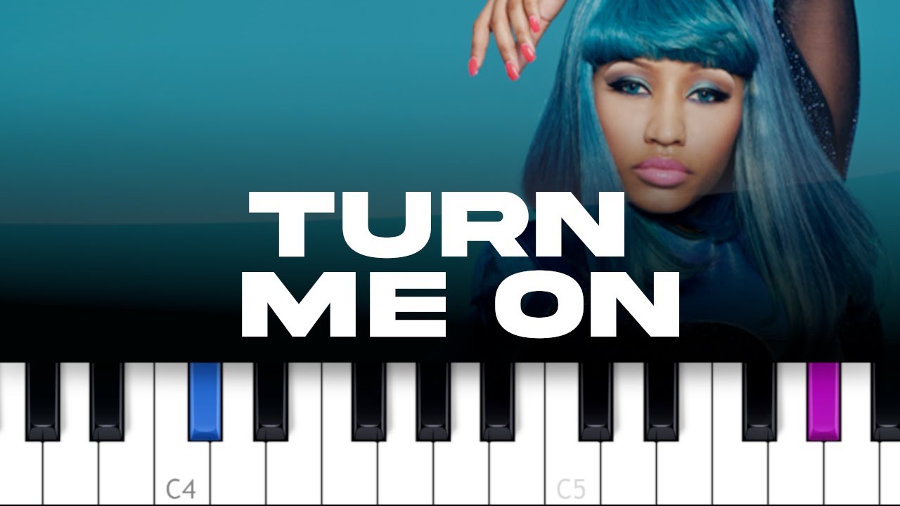 David Guetta - Turn Me On ft Nicki Minaj (piano tutorial)