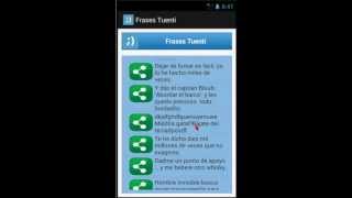 App Android Frases y estados de tuenti screenshot 5