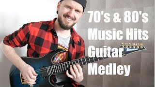 70s & 80s Music Hits - guitar medley / Muzyka lat 70 i 80 na gitarze elektrycznej