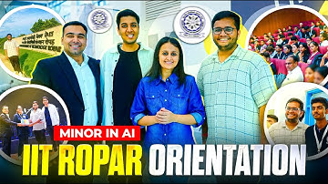 IIT Ropar 2024 | Minor in AI Orientation | No JEE and GATE?
