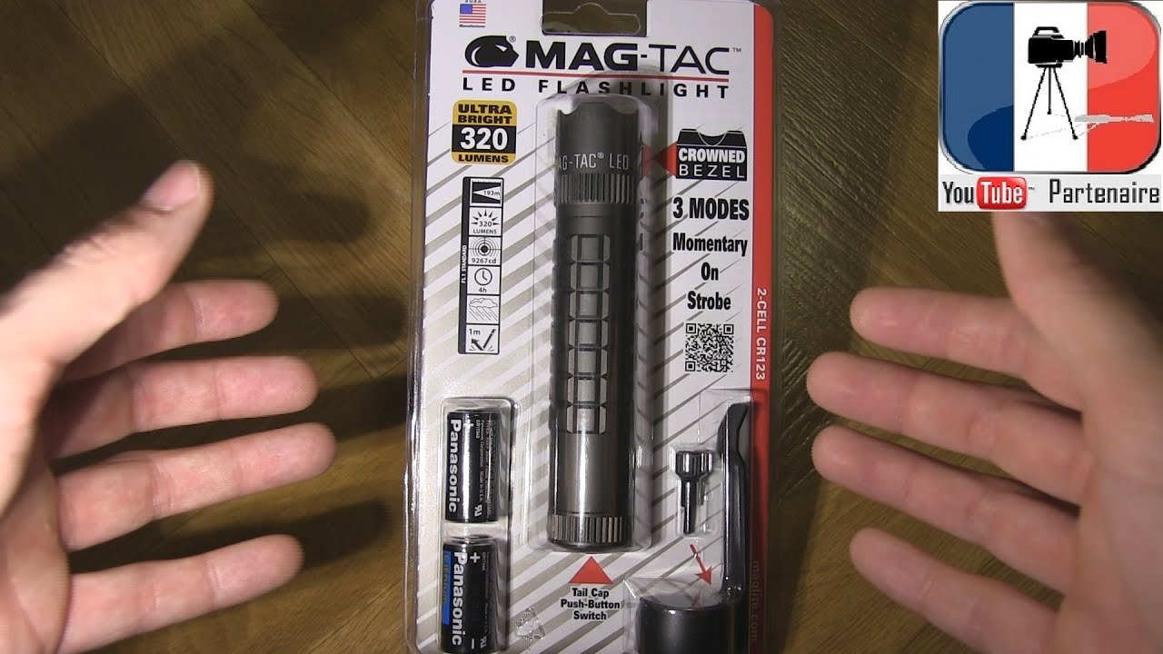 Maglite Lampe torche LED MAG-TAC SG2LRE6 1 Pile Type CR123