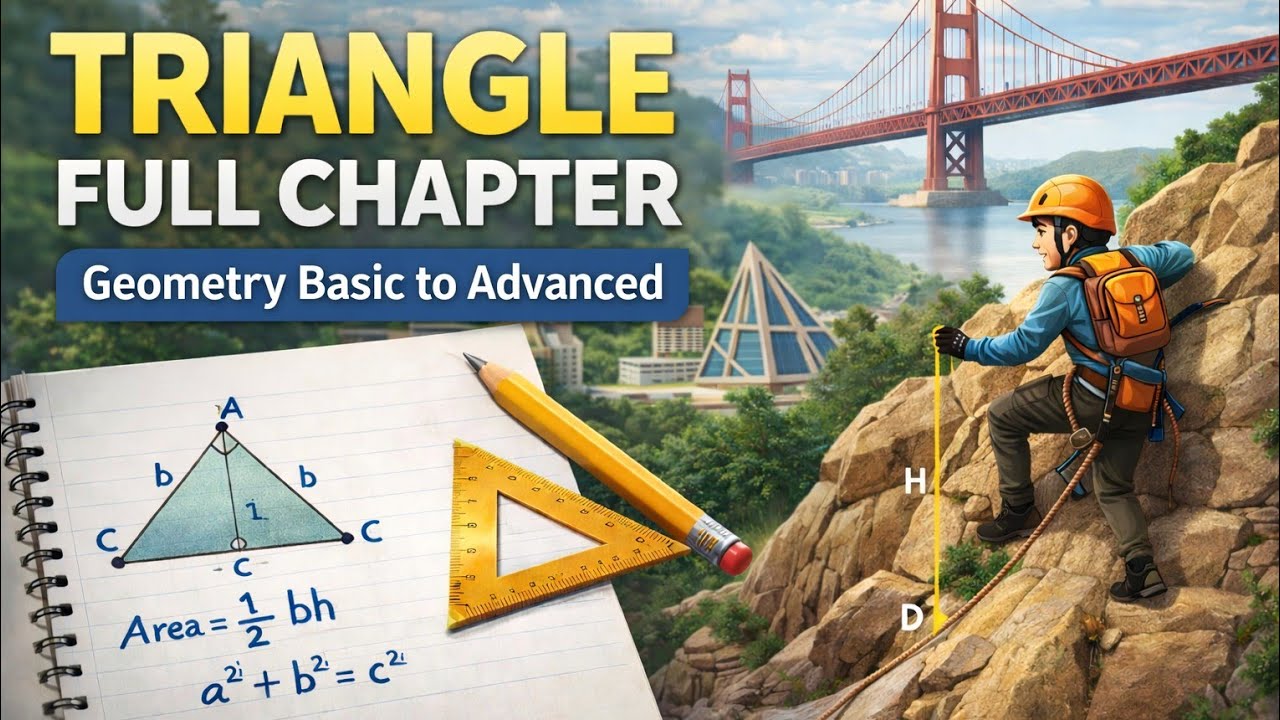Triangle Advanced Concept of Triangle from Basic to Advanced for class 6,7 and 8 |# ...
