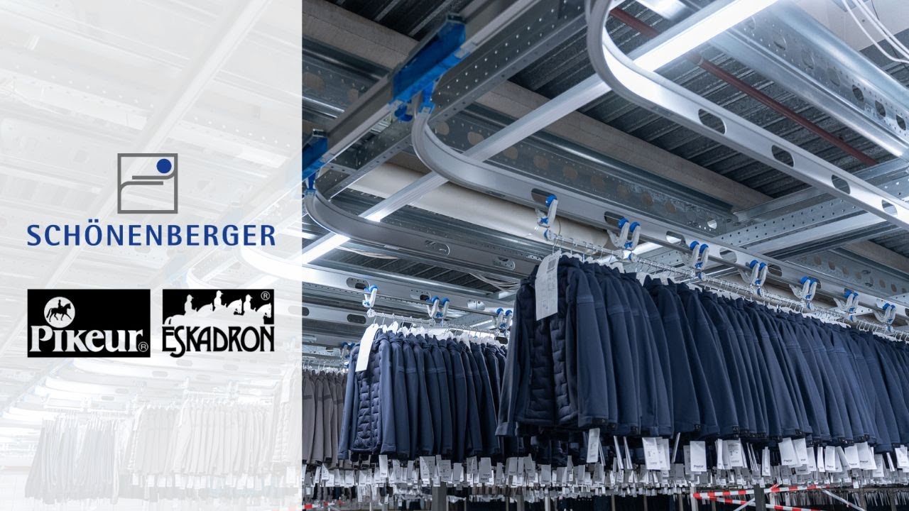 ILS Taschensorter Pikeur Eskadron SCHÖNENBERGER Systeme Hängefördertechnik Video