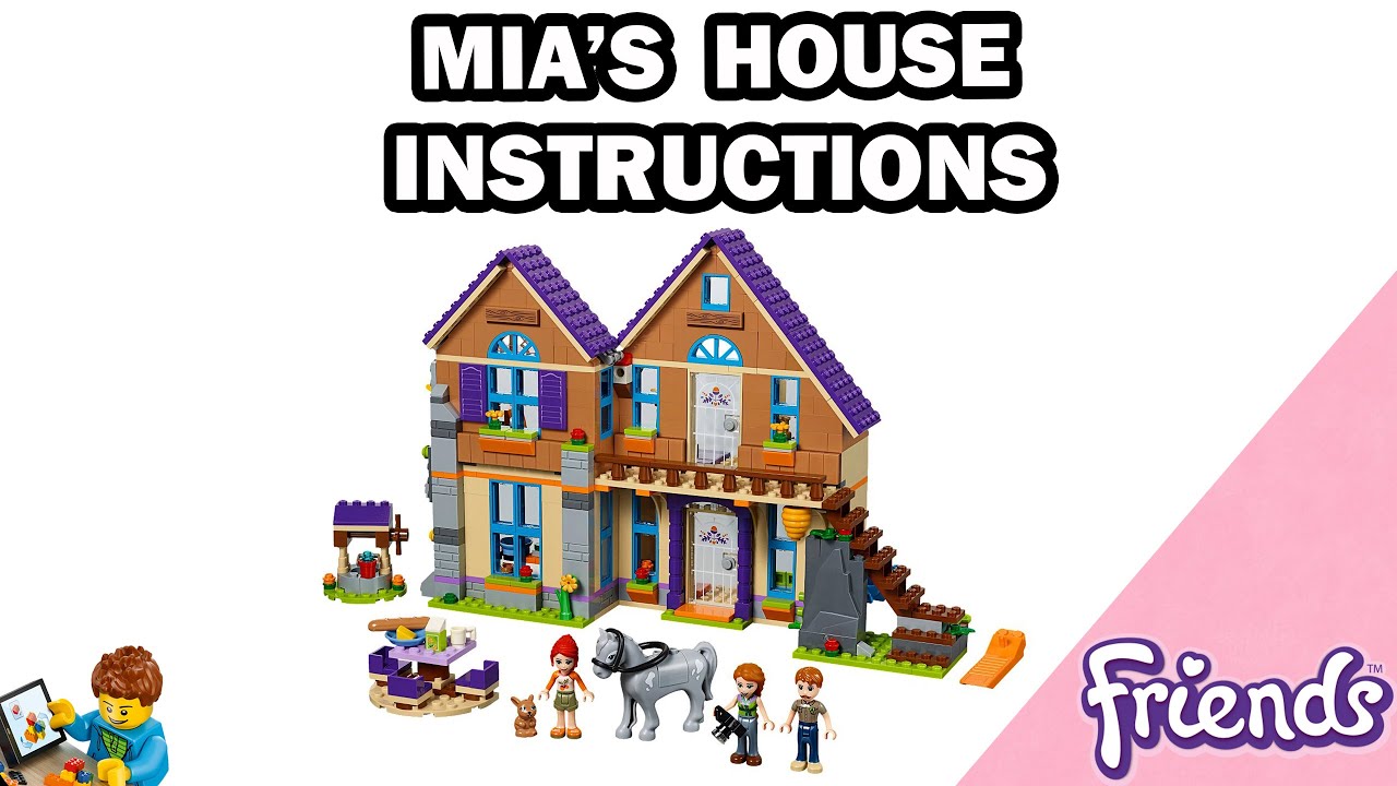 LEGO INSTRUCTIONS - Mia's House - FRIENDS - LEGO 41369 - YouTube