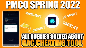 GAC TOOL PMCO 2022 LOG IN  SOLVED | INVALID USER NAME & PASSWORD GAC TOOL-PUBG MOBILE | TYSON GAMING