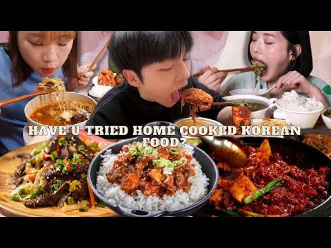 Absolutely Delicious and Hot Korean Home Coked Food That You Will Love! | Mukbang Compilation | ASMR