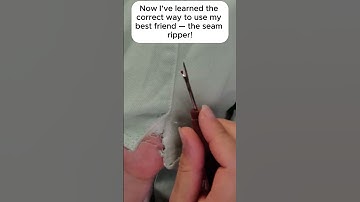 Correct Way to Use a Seam Ripper #sewingtips #sewinghacks #sewingtools #quiltinghack