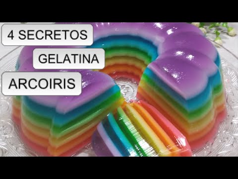Video: Capas De Gelatina En Forma De Arcoíris