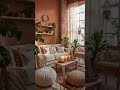 Eco-Luxe Boho Chic Living Room: Earthy Colors, Natural Textures & Organic Decor Ideas