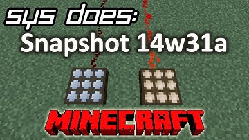 Minecraft - Snapshot 14w31a - Let The Darkness Consume You!