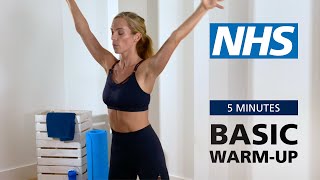 Basic warm-up - 5 minutes | NHS screenshot 1