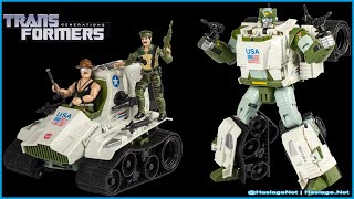 Transformers Collaborative G.I. Joe x Transformers Autobot Kup Triple T w/ SGT Slaughter