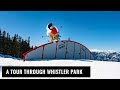 A Tour Through Whistler Terrain Park On Skis