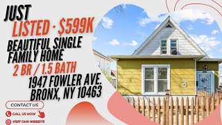 1947 Fowler Avenue | Beautiful Single Family Home in the Bronx