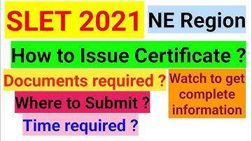 SLET NE Region-2021 | Issue Pass Certificate | SLET #2021 #Bio_Professional