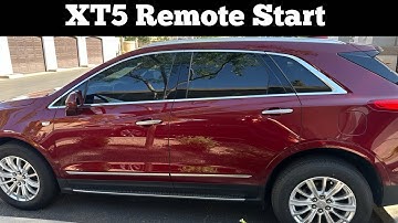 How To Use Remote Start On 2017 - 2021 Cadillac XT5 Using Remote Key Fob
