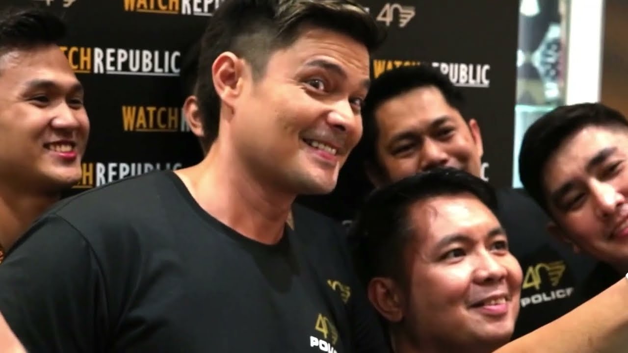Police x Dingdong Dantes Media Launch - Watch Republic Shop