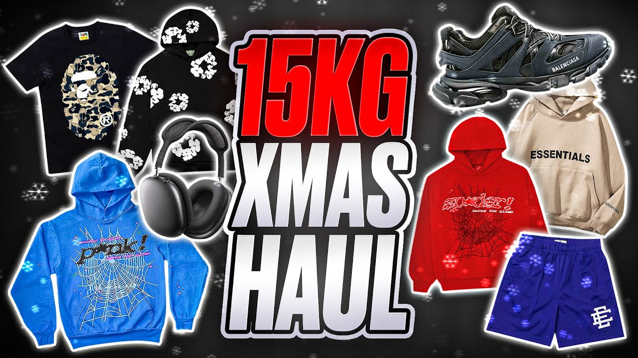 15KG DHGATE CHIRSTMAS HAUL 🎄(Balenciaga, Hellstar, Bape + MORE)