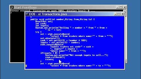 Lesson13 A Transaction Example | JAVA J2EE Tutorials