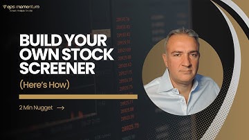 How to Build a Custom Stock Screener: Score Any Ticker with Your Own Metrics
