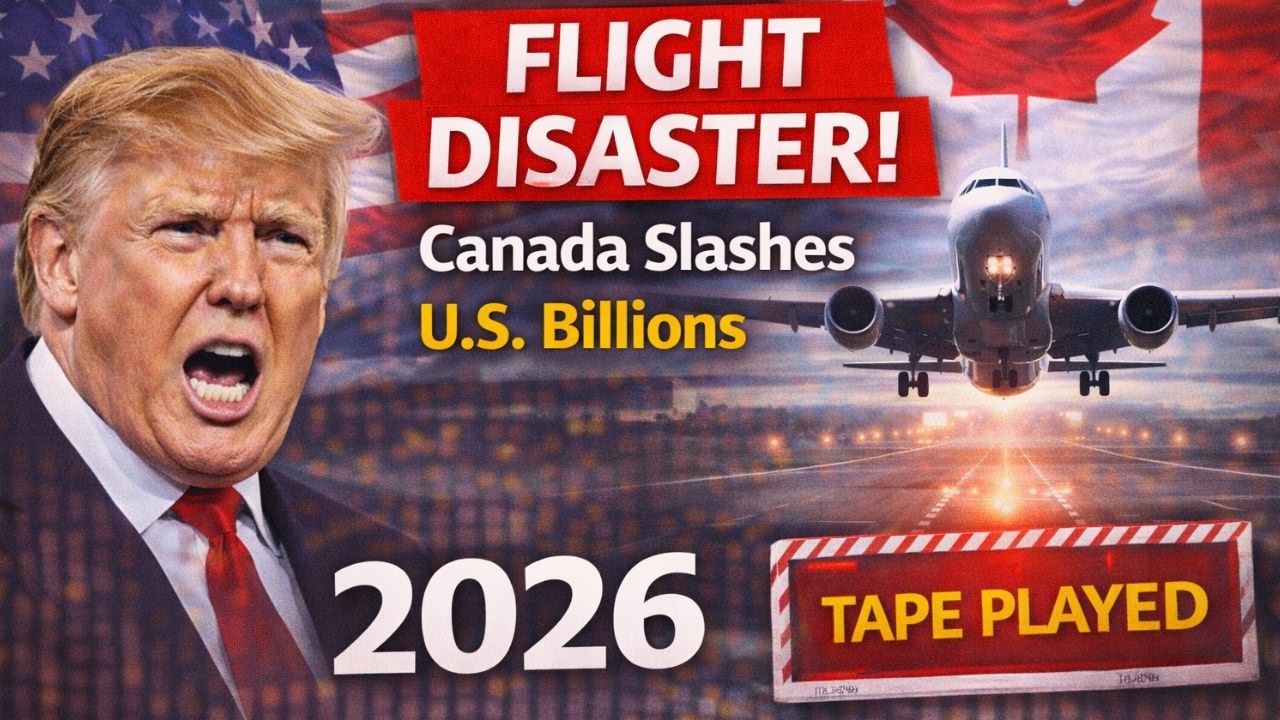 BREAKING: Trump Faces Pressure as Canada Cuts Billions from U.S. Flight Agreements