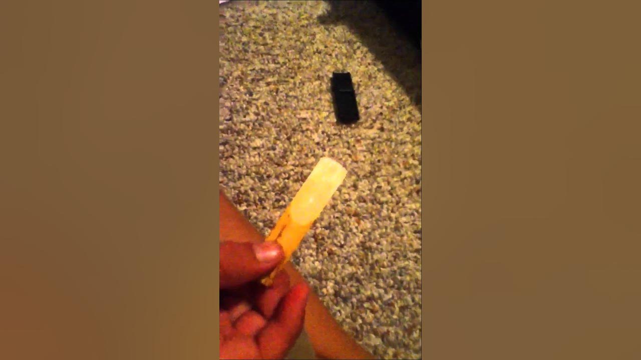 How to flavor your reed ( sax ) easy YouTube