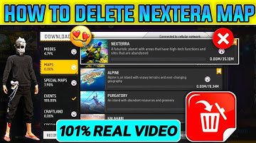 How To Delete Nexterra Map In Free Fire Max || Free Fire Max Nexterra Map Delete Kaise Kare