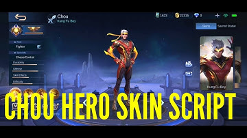 CHOU HERO  SKINS SCRIPT | FULL EFFECTS | NO PASSWORD| ABC FILES | MOBILE LEGENDS | PAQUITO PATCH