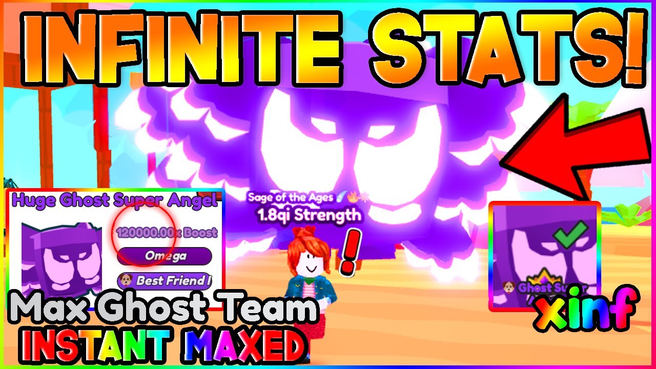 Noob GETS Glitched INFINITE STAT PETS GHOST HUGE SUPER ANGELS In ARM