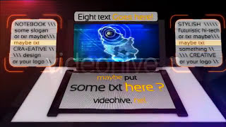 Notebook world after effects template