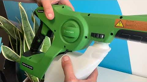 Setting up your Handheld Electrostatic Sprayer