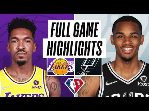 LAKERS at SPURS | FULL GAME HIGHLIGHTS | March 7, 2022