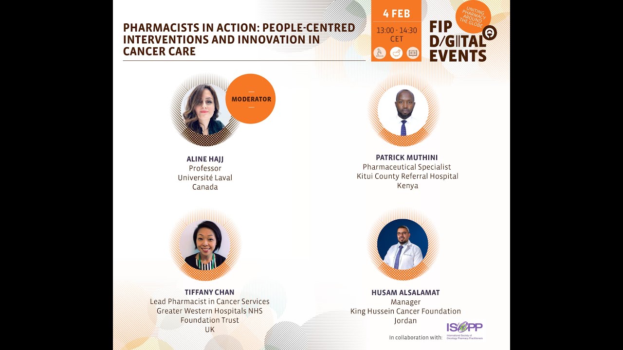 Pharmacists in action: people-centred interventions and innovation in cancer care