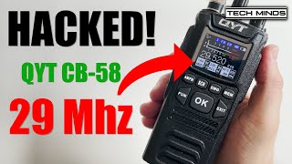 HACKED QYT-CB58 FOR USE ON 10 METERS 29MHZ FM