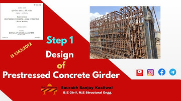 Design of Prestressed Concrete Girder (Part 1 Step 1)