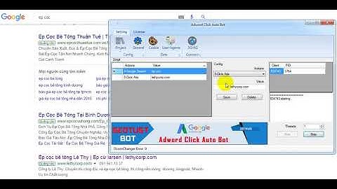 DEMO TOOL AUTO CLICK ADWORD GOOGLE DÙNG DCOM 3G