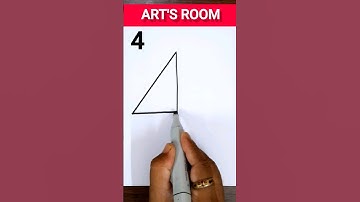 Boat Drawing With Number 4 #shorts #artsroom