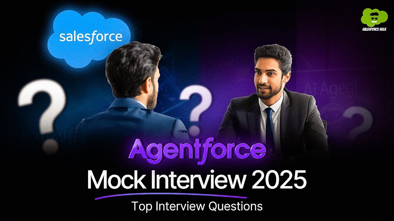 Salesforce Agentforce Mock Interview Questions & Answers for Beginners | Salesforce Hulk