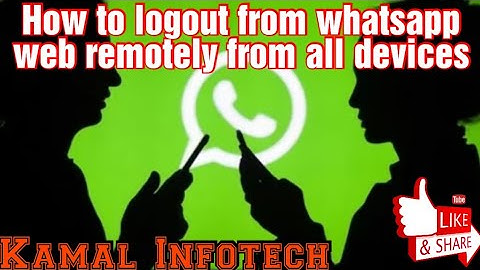 how to logout whatsapp web from other devices | logout whatsapp web from all devices #shorts