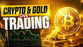 🔴Crypto & Gold Live Trading | SMC Levels & Entry Zones #livetrading #live