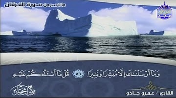 جديد المجد || ما تيسر من سورة " الفرقان " || القارئ : عمــــرو جــــادو || من مختارات المجد HD