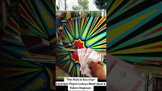 layangan Pegon Lodoyo 2,5 meter Motif Sinar #layanganfaiztoyssleman #masukberanda #foryourpage #4u