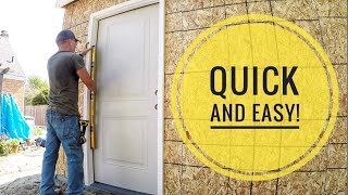 Installing a Service Door on a Garage / MY DIY